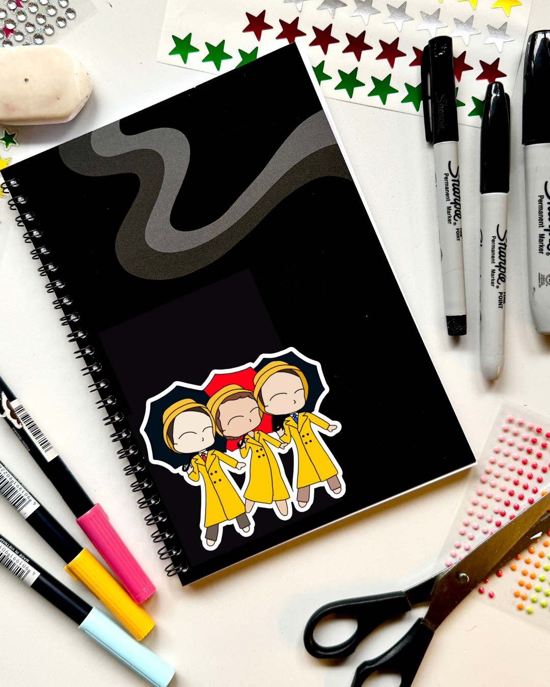 Singin' in the rain the Musical Inspired Vinyl Sticker – Singin' in the rain | Perfect for Laptops, Water Bottles, Scrapbooks & More