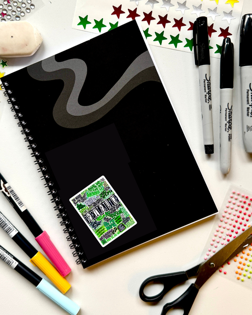 Beetlejuice the Musical Inspired Vinyl Poster Sticker – Perfect for Laptops, Water Bottles, Scrapbooks & More