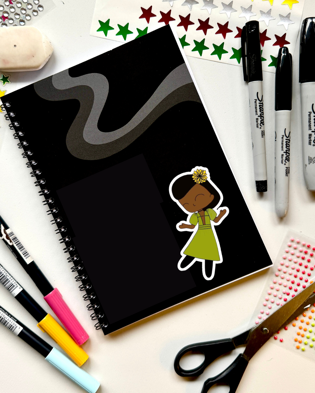 West End | Hades Town the Musical Inspired Vinyl Sticker – Persephone- Perfect for Laptops, Water Bottles, Scrapbooks & More
