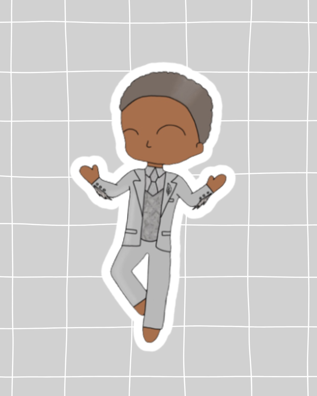 Hades Town the Musical Inspired Vinyl Sticker – Hermes- Broadway | Perfect for Laptops, Water Bottles, Scrapbooks & More