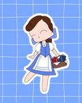 Beauty and the Beast the Musical Inspired Vinyl Sticker – Belle | Perfect for Laptops, Water Bottles, Scrapbooks & More
