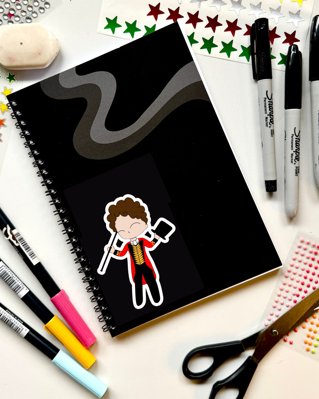 Greatest Showman Inspired Vinyl Sticker – P.T Barnum | Perfect for Laptops, Water Bottles, Scrapbooks & More