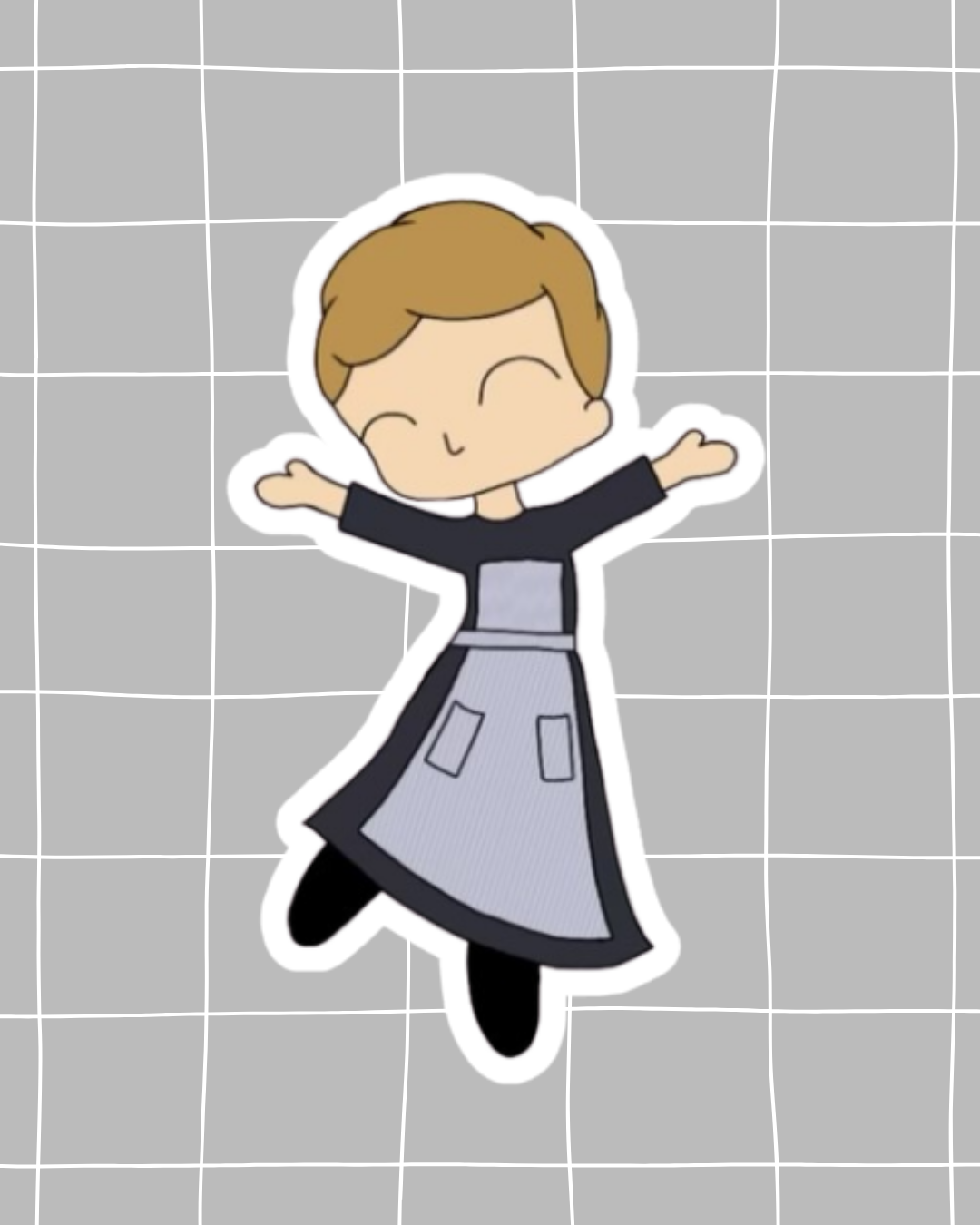 Sound of Music the Musical Inspired Vinyl Sticker – Maria | Perfect for Laptops, Water Bottles, Scrapbooks & More