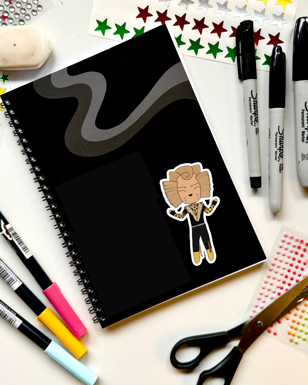 Cats the Musical Inspired Vinyl Sticker – Rum Tum Tugger |  Perfect for Laptops, Water Bottles, Scrapbooks & More