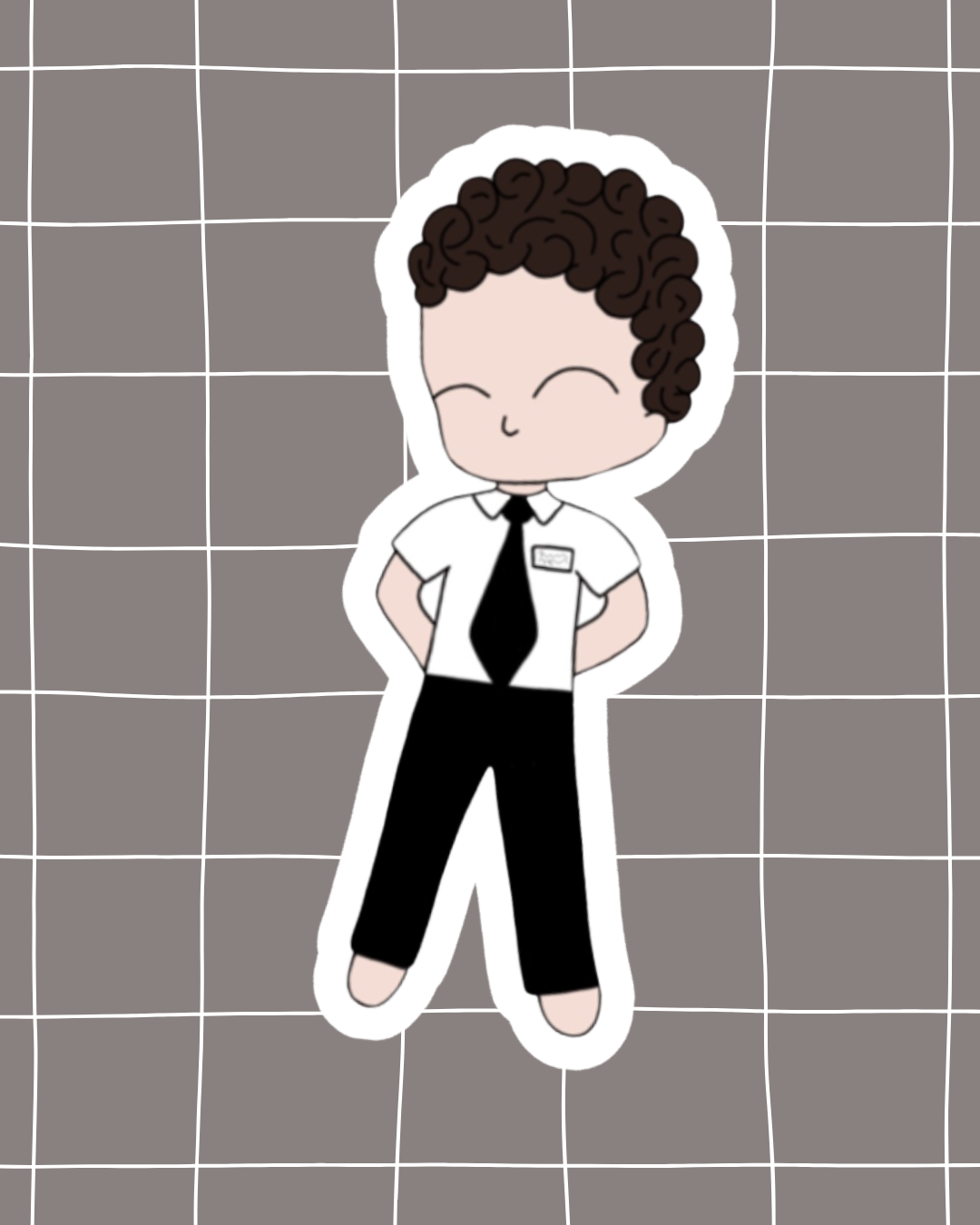 Book of Mormon the Musical Inspired Vinyl Sticker –Elder Cunningham |  Perfect for Laptops, Water Bottles, Scrapbooks & More