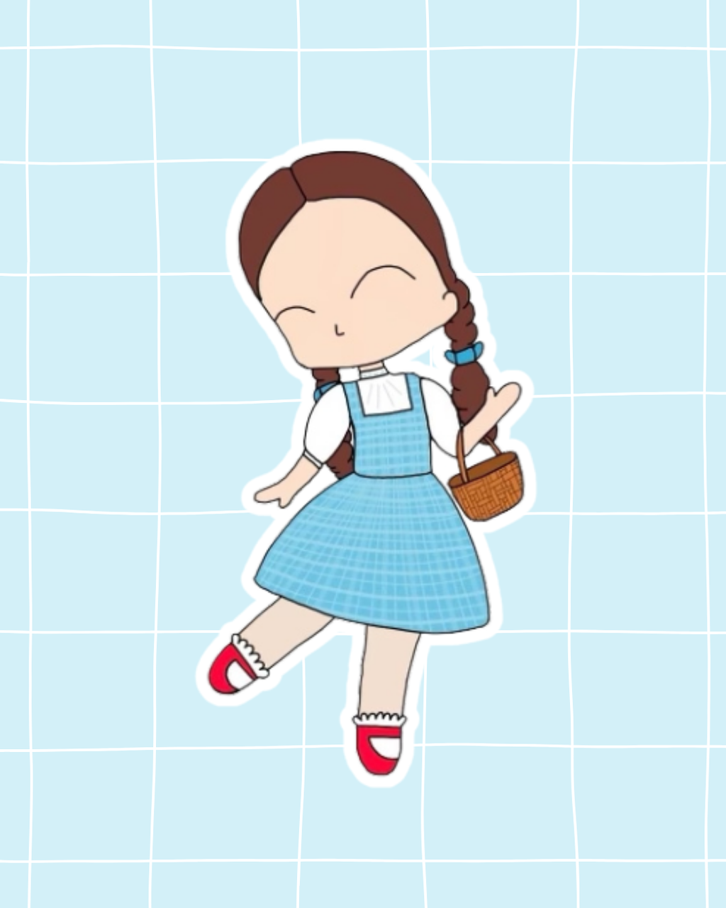 Wizard of Oz the Musical Inspired Vinyl Sticker – Dorothy | Perfect for Laptops, Water Bottles, Scrapbooks & More