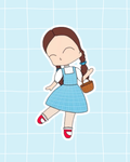 Wizard of Oz the Musical Inspired Vinyl Sticker – Dorothy | Perfect for Laptops, Water Bottles, Scrapbooks & More