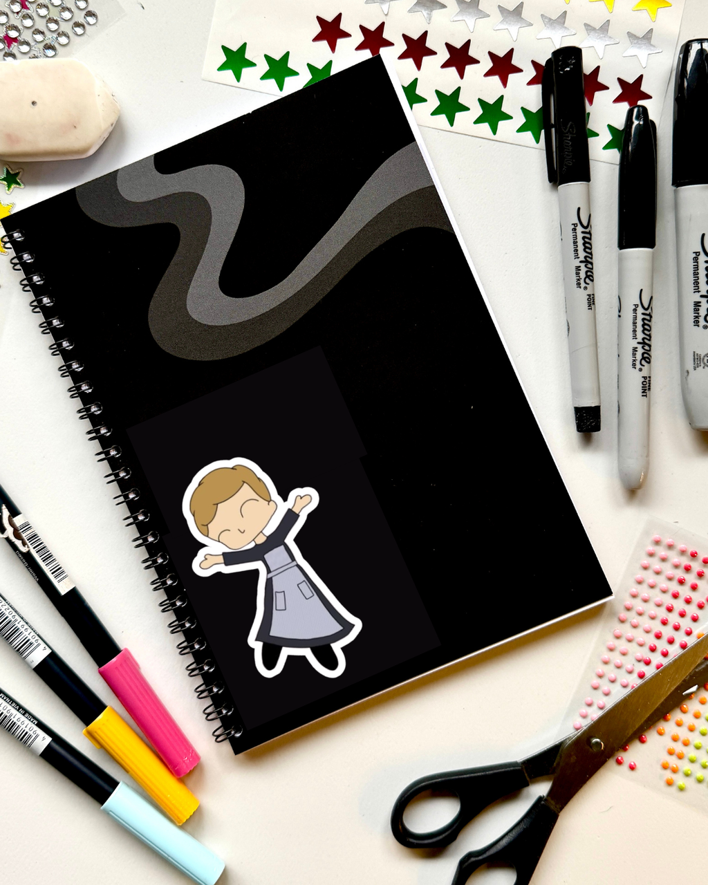 Sound of Music the Musical Inspired Vinyl Sticker – Maria | Perfect for Laptops, Water Bottles, Scrapbooks & More