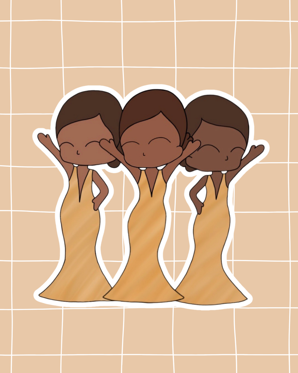 Dream Girls the Musical Inspired Vinyl Sticker – Dream Girls | Perfect for Laptops, Water Bottles, Scrapbooks & More