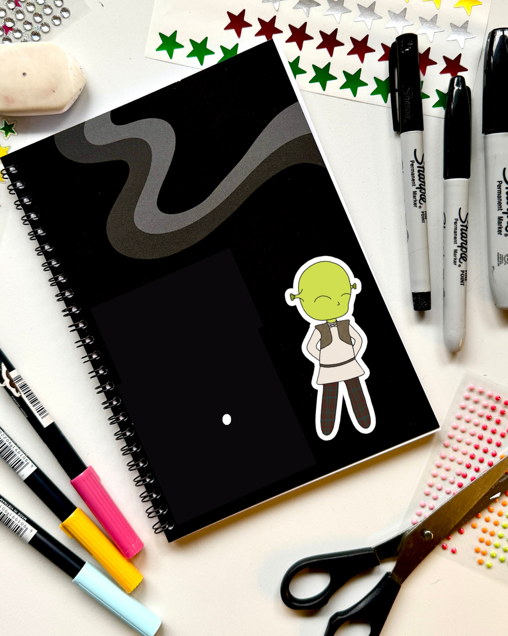 Shrek | Shrek the Musical Inspired Vinyl Sticker – Perfect for Laptops, Water Bottles, Scrapbooks & More