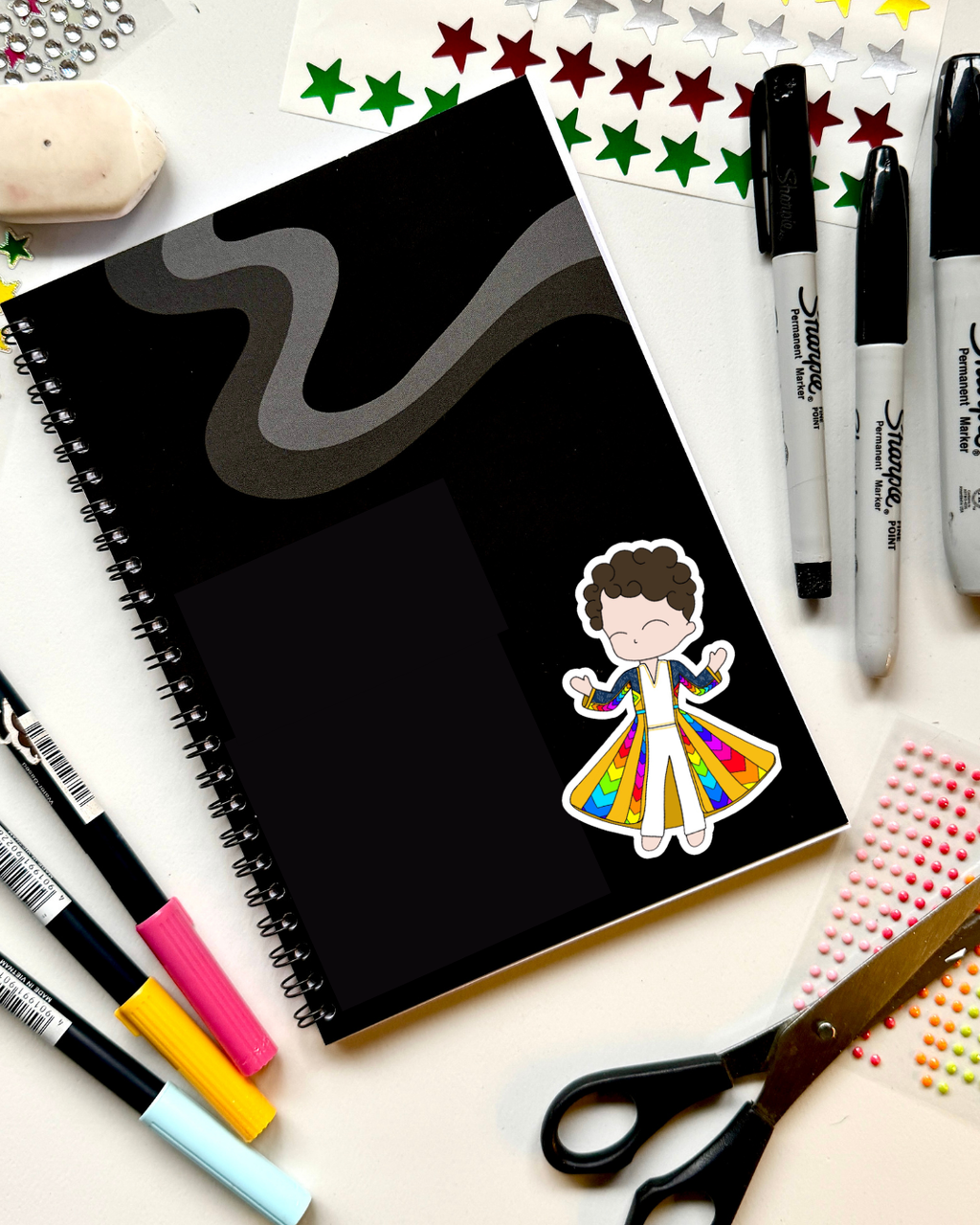 Joseph and his amazing technicolour dreamcoat the Musical Inspired Vinyl Sticker – Joseph | Perfect for Laptops, Water Bottles, Scrapbooks & More