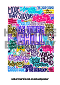 Be More Chill - Musical Inspired Glossy Print - Originally Hand Drawn