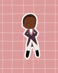 Hamilton the Musical Inspired Vinyl Sticker – Burr | Perfect for Laptops, Water Bottles, Scrapbooks & More