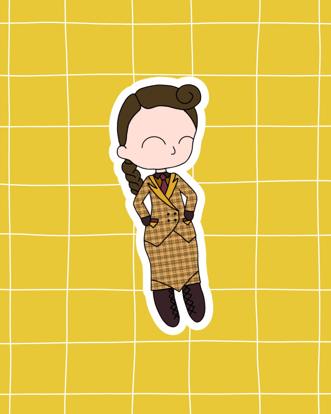 Paddington the Musical Inspired Vinyl Sticker –  Millicent Clyde | Perfect for Laptops, Water Bottles, Scrapbooks & More