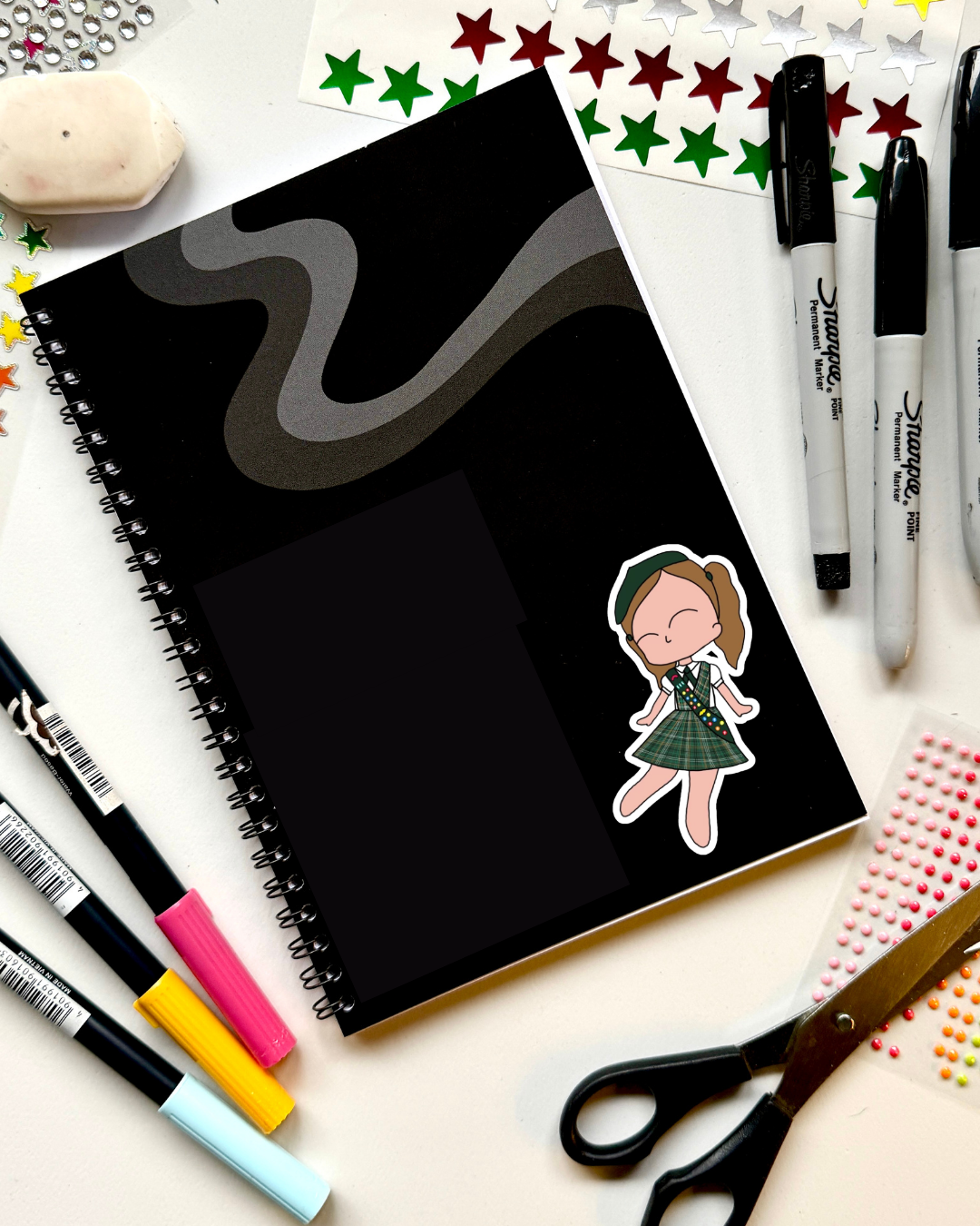 Beetlejuice the Musical Inspired Vinyl Sticker – Girl Scout | Perfect for Laptops, Water Bottles, Scrapbooks & More