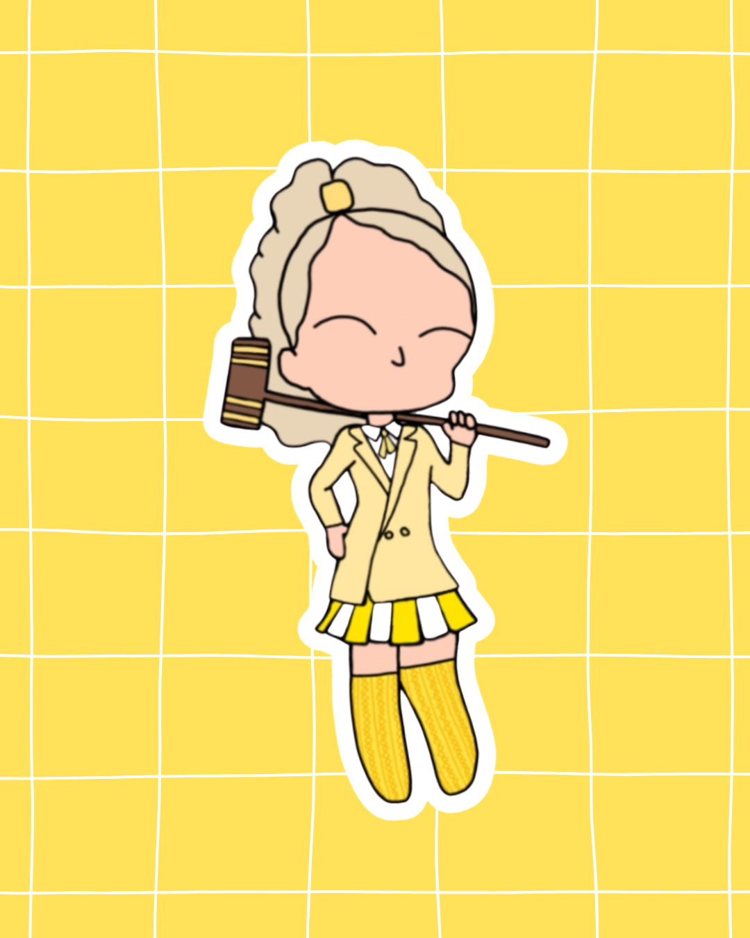 Heathers the Musical Inspired Vinyl Sticker – Heather McNamara | Perfect for Laptops, Water Bottles, Scrapbooks & More
