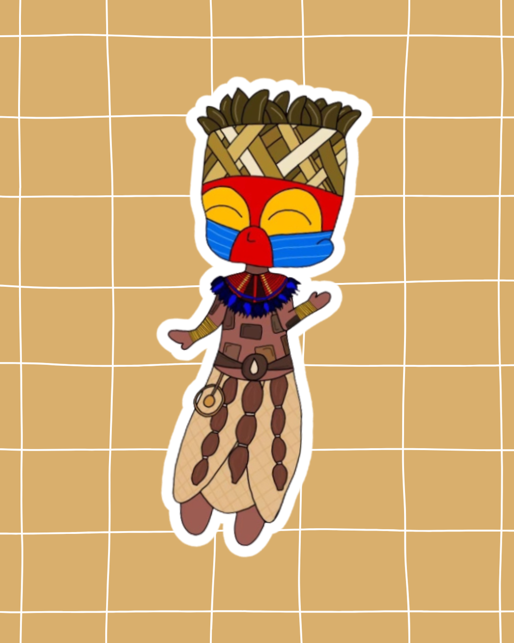 Lion King the Musical Inspired Vinyl Sticker – Rafiki | Perfect for Laptops, Water Bottles, Scrapbooks & More