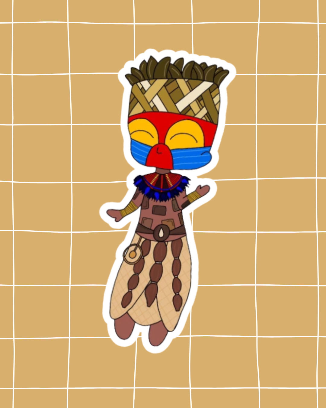Lion King the Musical Inspired Vinyl Sticker – Rafiki | Perfect for Laptops, Water Bottles, Scrapbooks & More