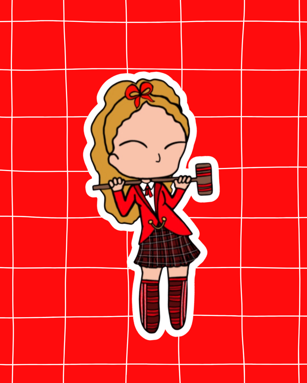 Heathers the Musical Inspired Vinyl Sticker – Heather Chandler | Perfect for Laptops, Water Bottles, Scrapbooks & More