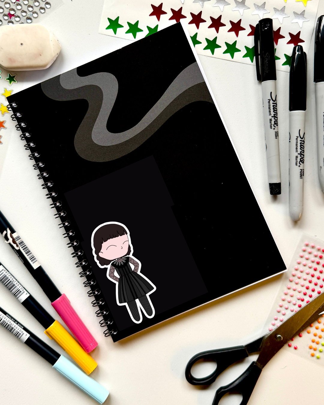 Beetlejuice the Musical Inspired Vinyl Sticker – Lydia | Perfect for Laptops, Water Bottles, Scrapbooks & More