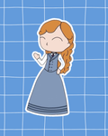 Newsies the Musical Inspired Vinyl Sticker – Katherine- West End |Perfect for Laptops, Water Bottles, Scrapbooks & More