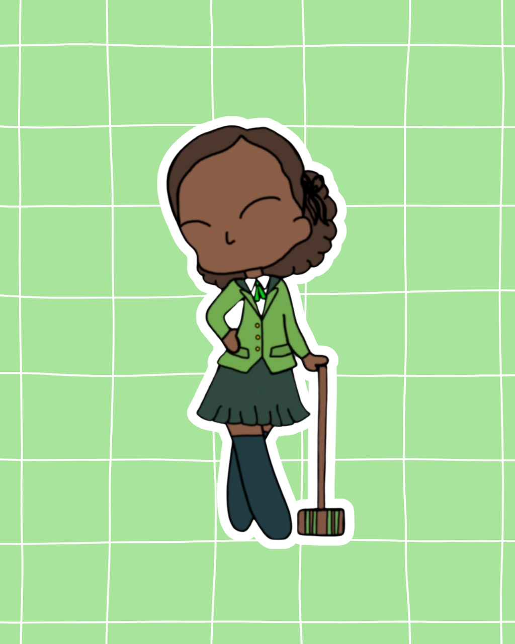 Heathers the Musical Inspired Vinyl Sticker – Heather Duke | Perfect for Laptops, Water Bottles, Scrapbooks & More