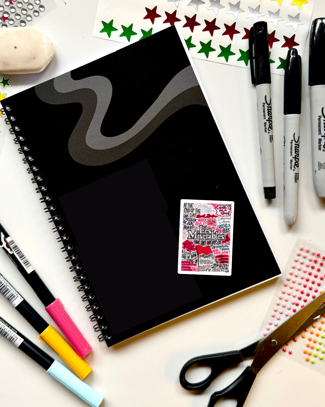 Les Miserables Inspired Vinyl Poster Sticker – Perfect for Laptops, Water Bottles, Scrapbooks & More