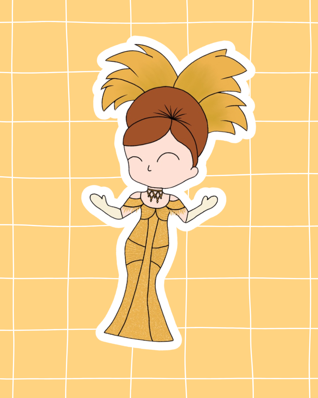 Hello Dolly the Musical Inspired Vinyl Sticker – Hello Dolly | Perfect for Laptops, Water Bottles, Scrapbooks & More