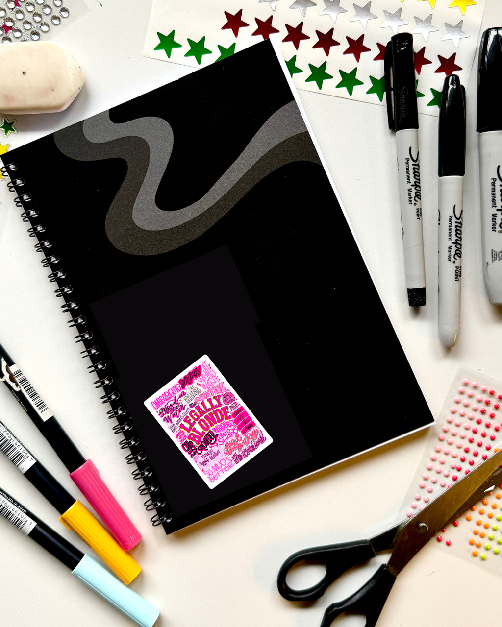 Legally Blonde Inspired Vinyl Poster Sticker – Perfect for Laptops, Water Bottles, Scrapbooks & More