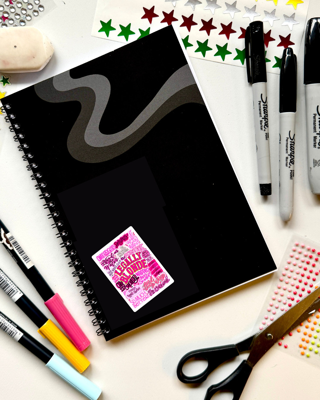 Legally Blonde Inspired Vinyl Poster Sticker – Perfect for Laptops, Water Bottles, Scrapbooks & More
