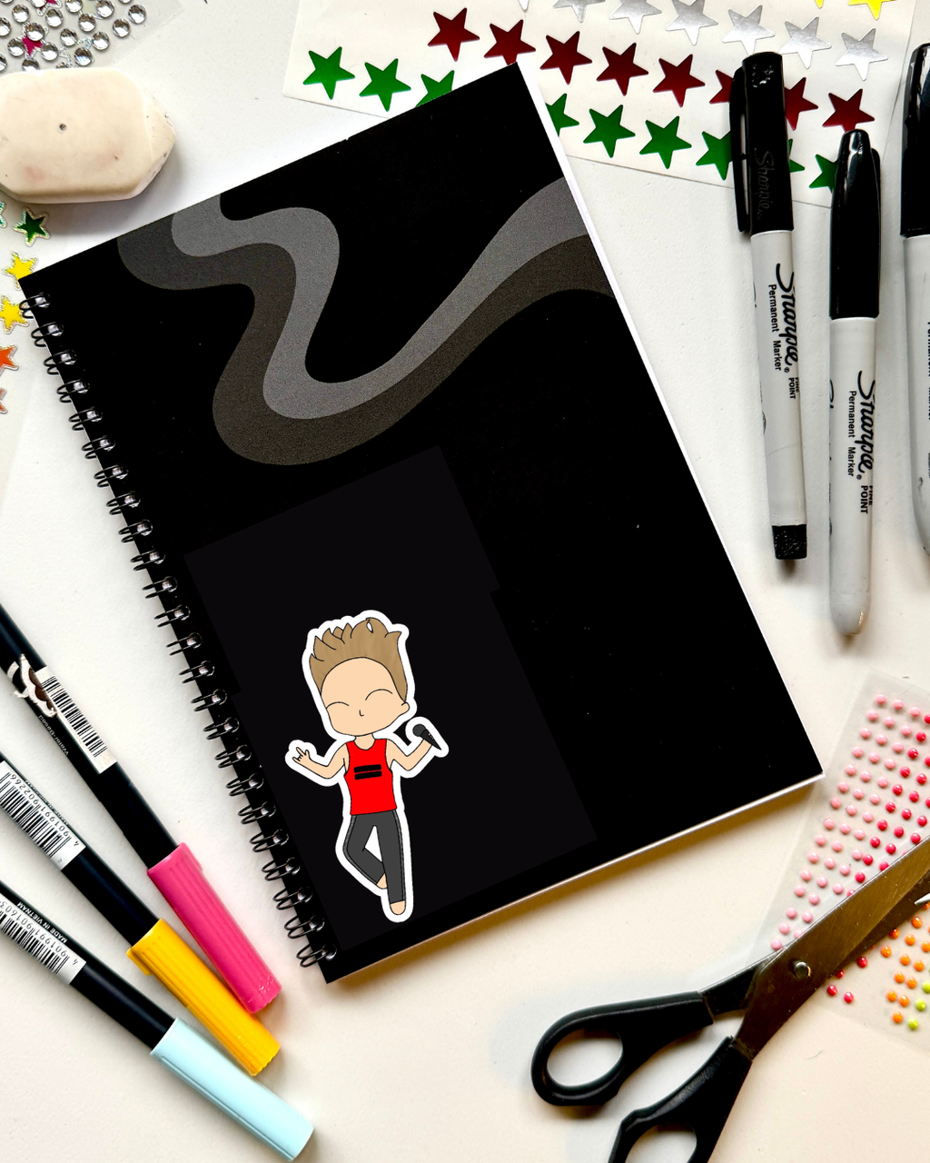 Bat out of hell the Musical Inspired Vinyl Sticker – Strat | Perfect for Laptops, Water Bottles, Scrapbooks & More
