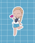 Mamma Mia the Musical Inspired Vinyl Sticker – Sophie | Perfect for Laptops, Water Bottles, Scrapbooks & More