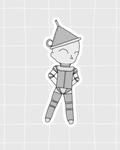 Wizard of Oz the Musical Inspired Vinyl Sticker – TinMan | Perfect for Laptops, Water Bottles, Scrapbooks & More
