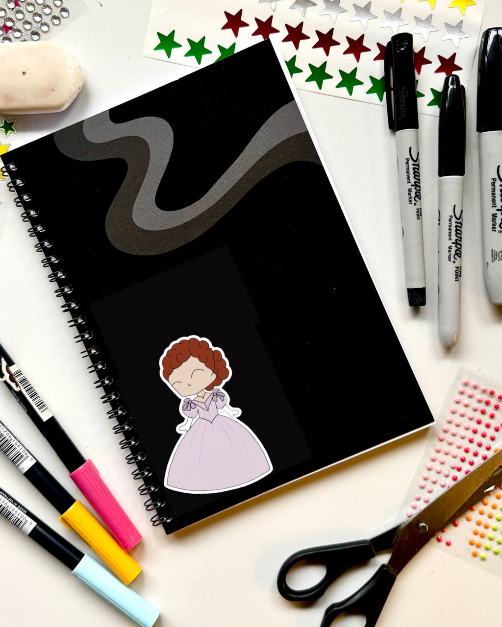 King and I the Musical Inspired Vinyl Sticker – Anna | Perfect for Laptops, Water Bottles, Scrapbooks & More