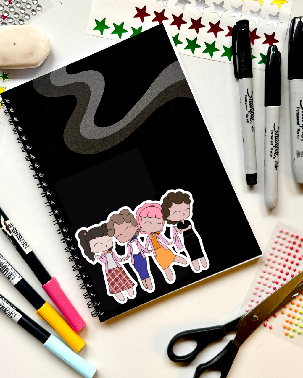 Grease the Musical Inspired Vinyl Sticker – Pink Ladies | Perfect for Laptops, Water Bottles, Scrapbooks & More