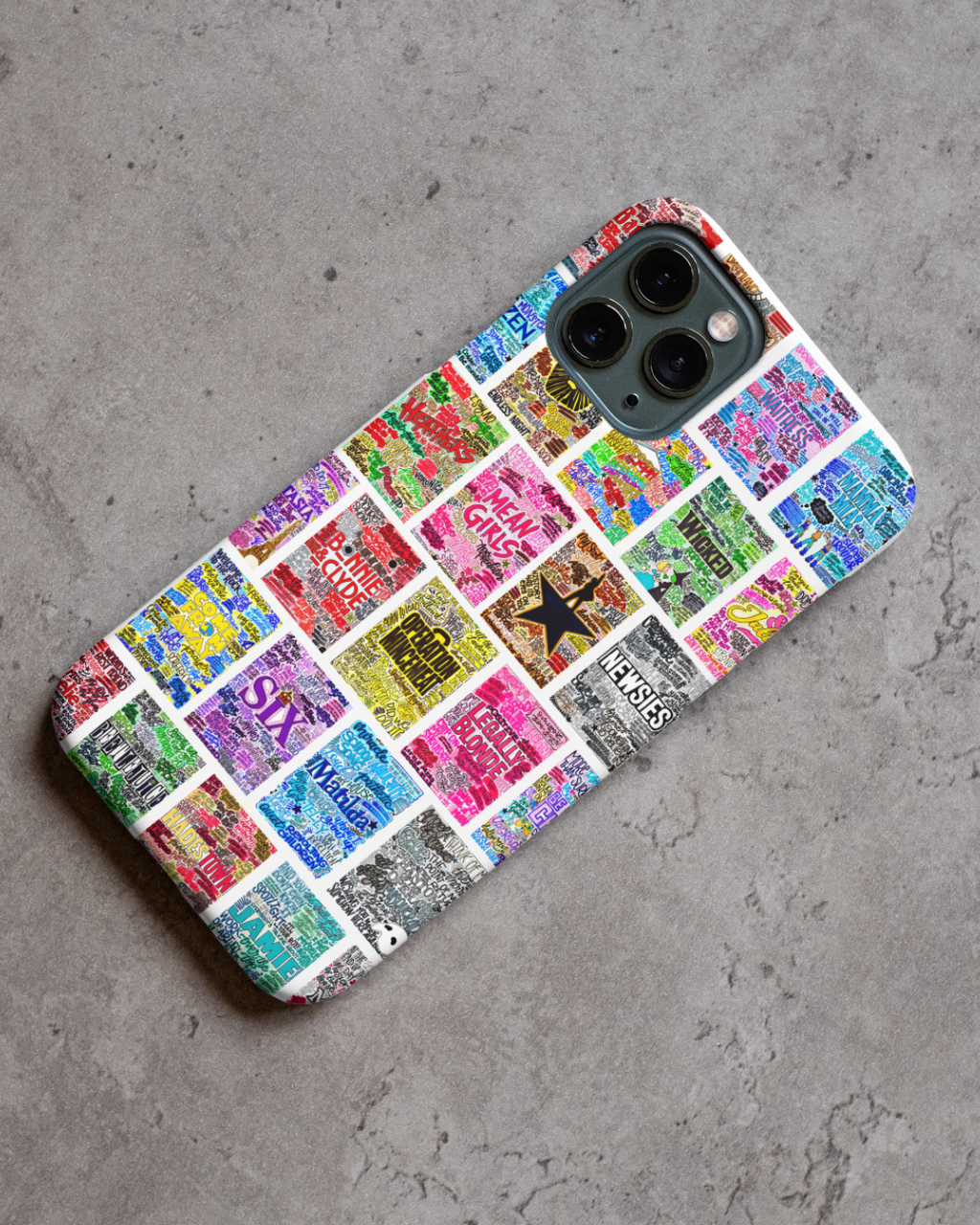 Mixed Musical Poster Phone Case