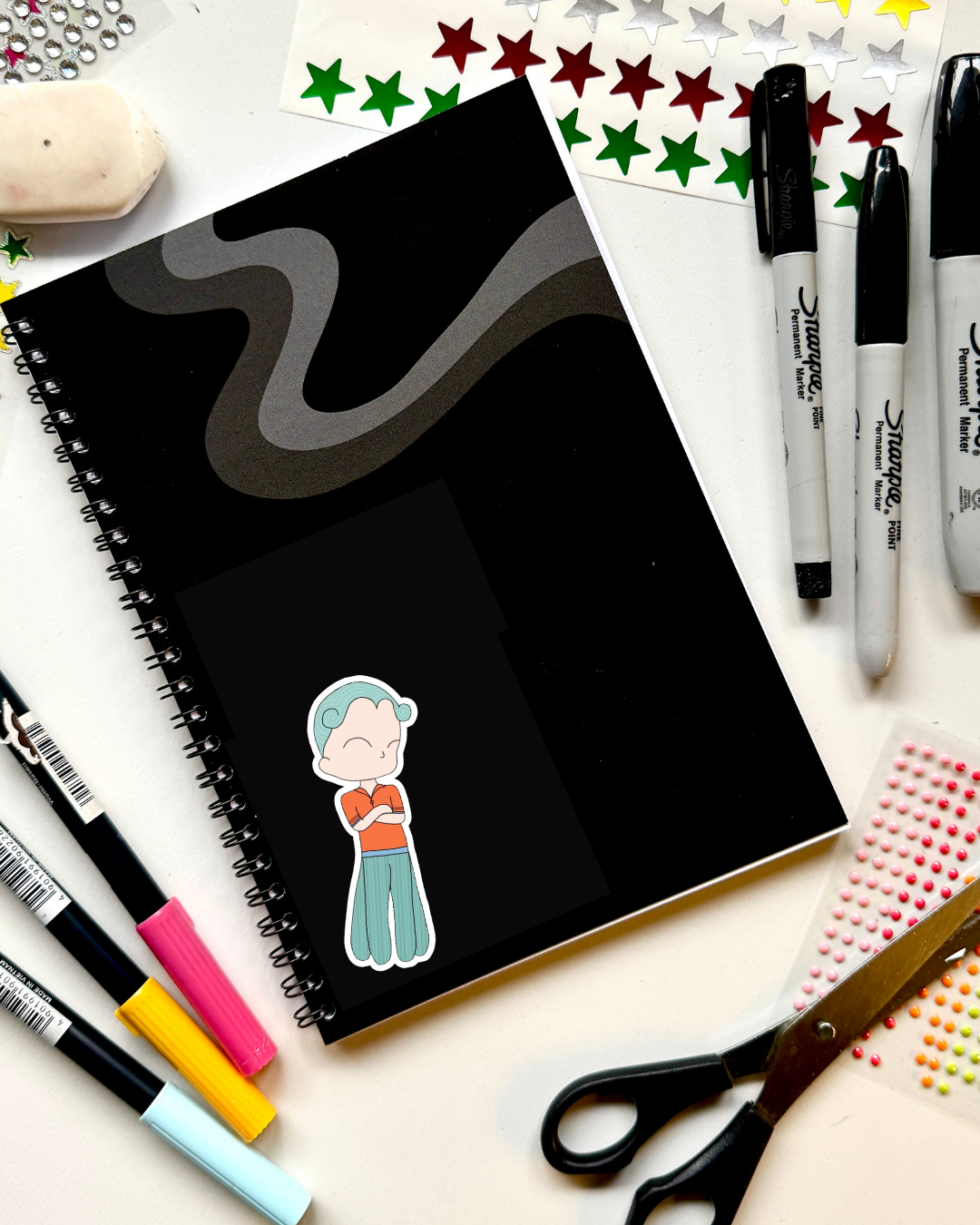 SpongeBob the Musical Inspired Vinyl Sticker – Squidward | Perfect for Laptops, Water Bottles, Scrapbooks & More