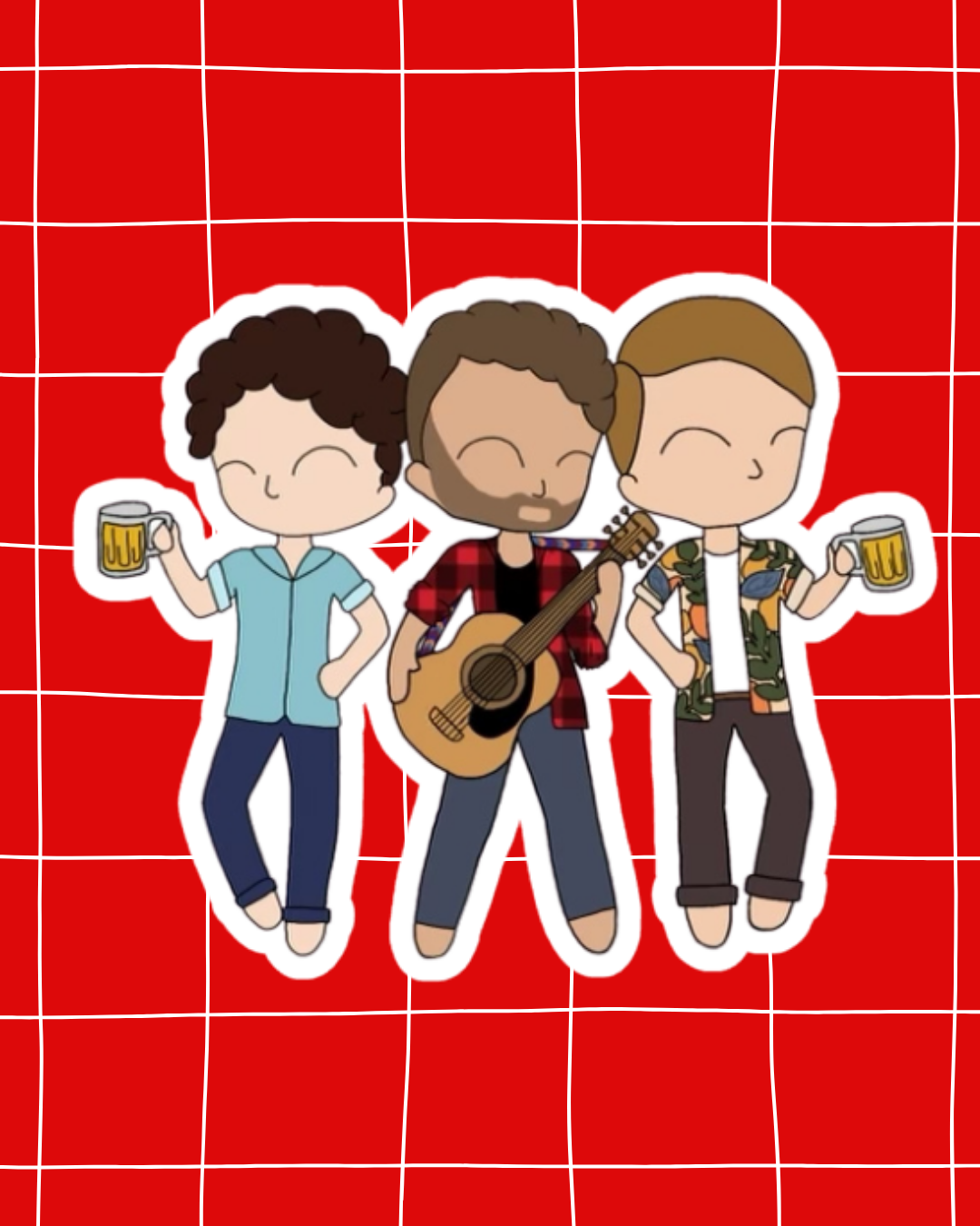 Choir of Man the Musical Inspired Vinyl Sticker – Choir of Man | Perfect for Laptops, Water Bottles, Scrapbooks & More