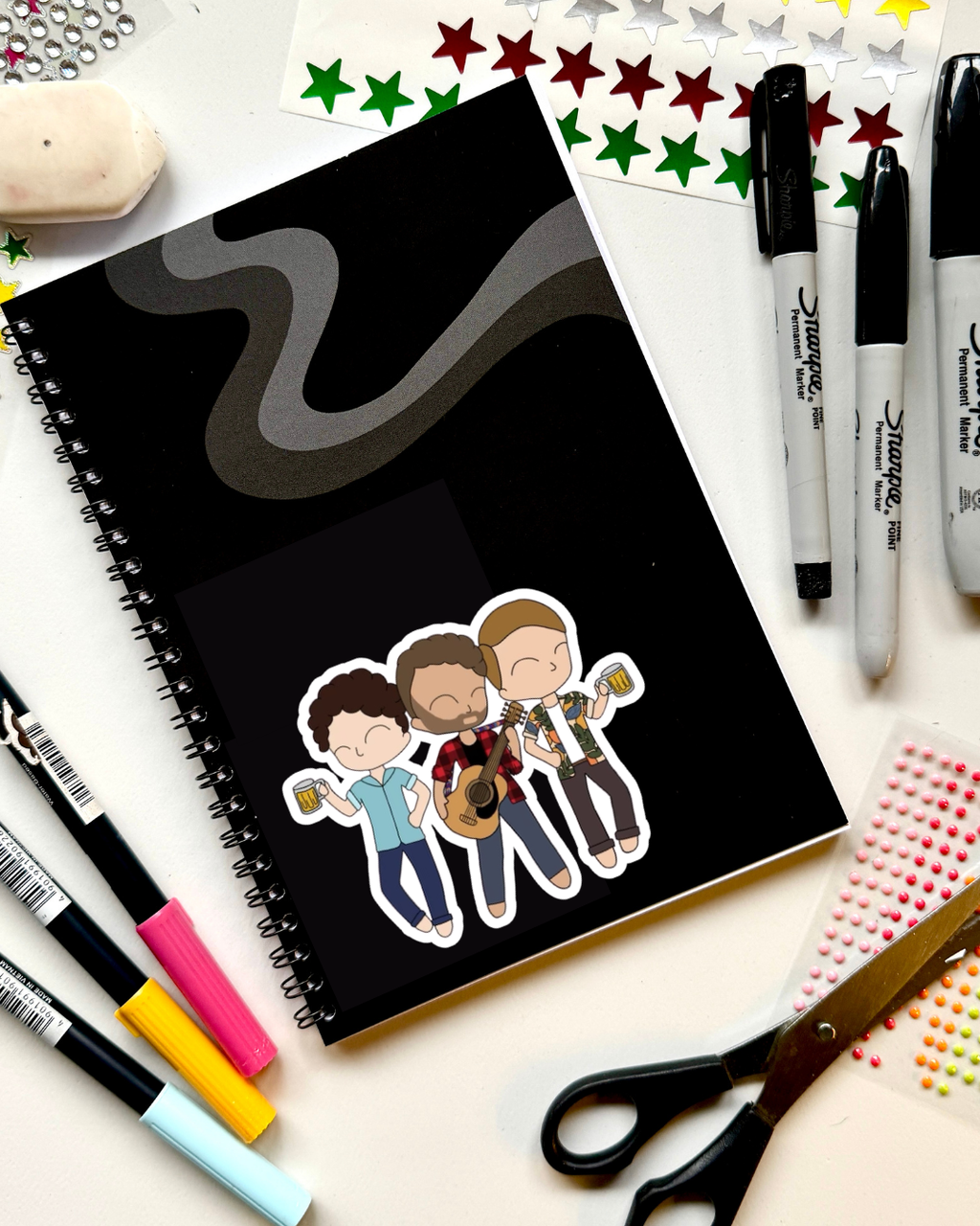 Choir of Man the Musical Inspired Vinyl Sticker – Choir of Man | Perfect for Laptops, Water Bottles, Scrapbooks & More