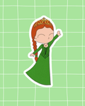 Shrek the Musical Inspired Vinyl Sticker – Princess Fiona | Perfect for Laptops, Water Bottles, Scrapbooks & More
