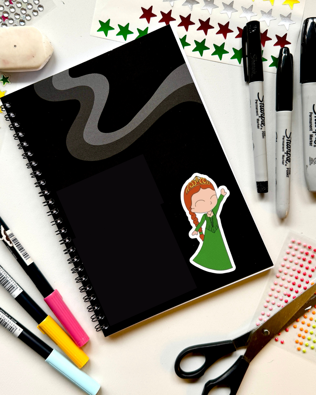 Shrek the Musical Inspired Vinyl Sticker – Princess Fiona | Perfect for Laptops, Water Bottles, Scrapbooks & More