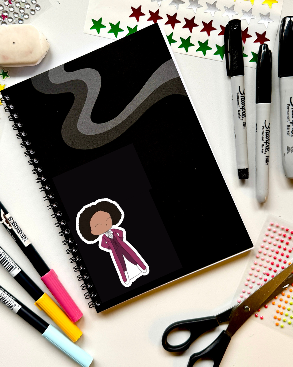 Hamilton the Musical Inspired Vinyl Sticker – Lafayette |  Perfect for Laptops, Water Bottles, Scrapbooks & More
