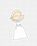 Evita | Evita the Musical Inspired Vinyl Sticker – Perfect for Laptops, Water Bottles, Scrapbooks & More