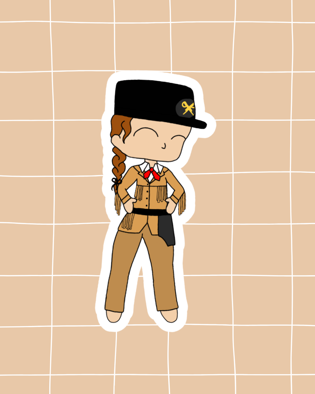 Calamity Jane the Musical Inspired Vinyl Sticker –Calamity Jane |  Perfect for Laptops, Water Bottles, Scrapbooks & More