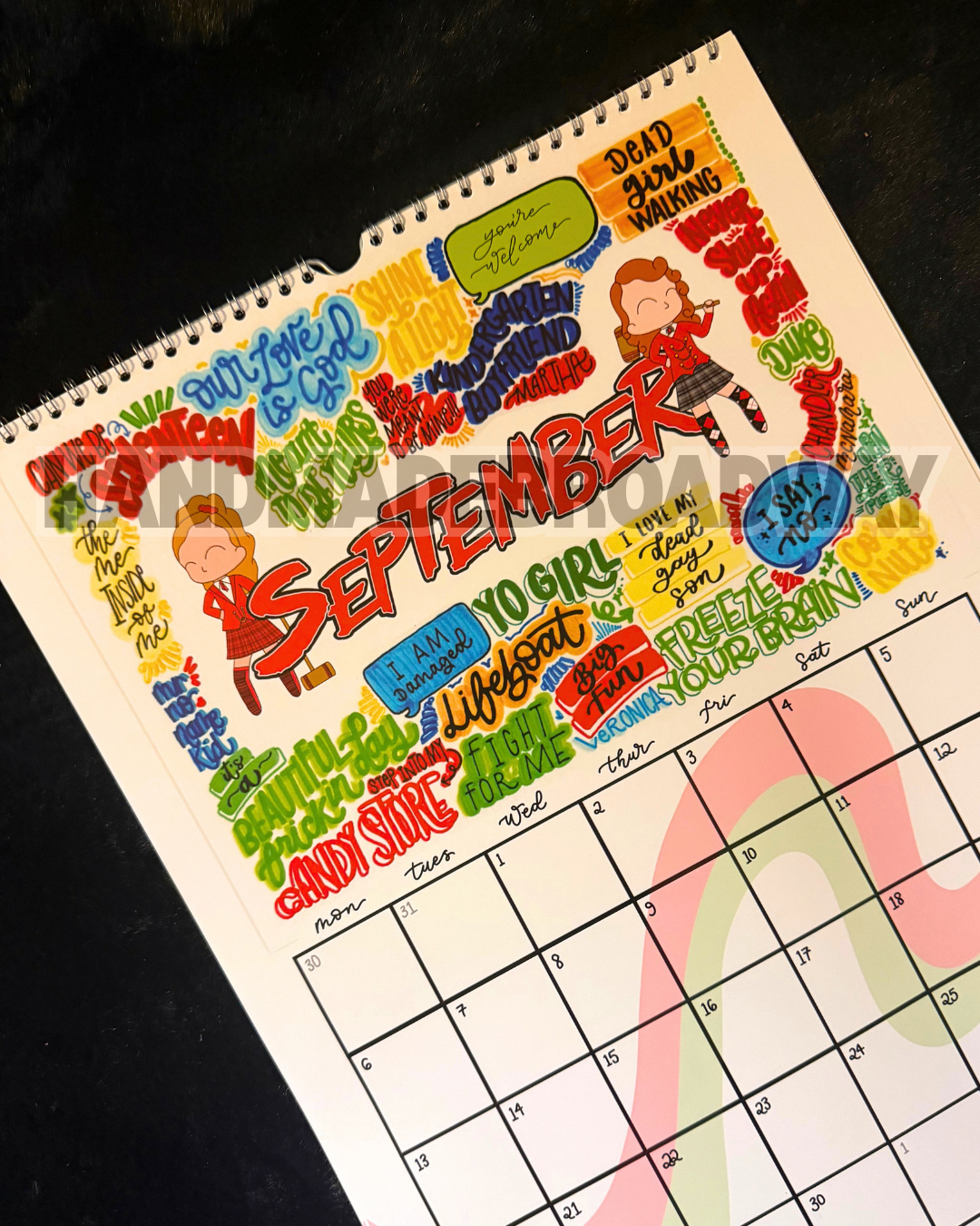 2027 Musical Theatre Calendar