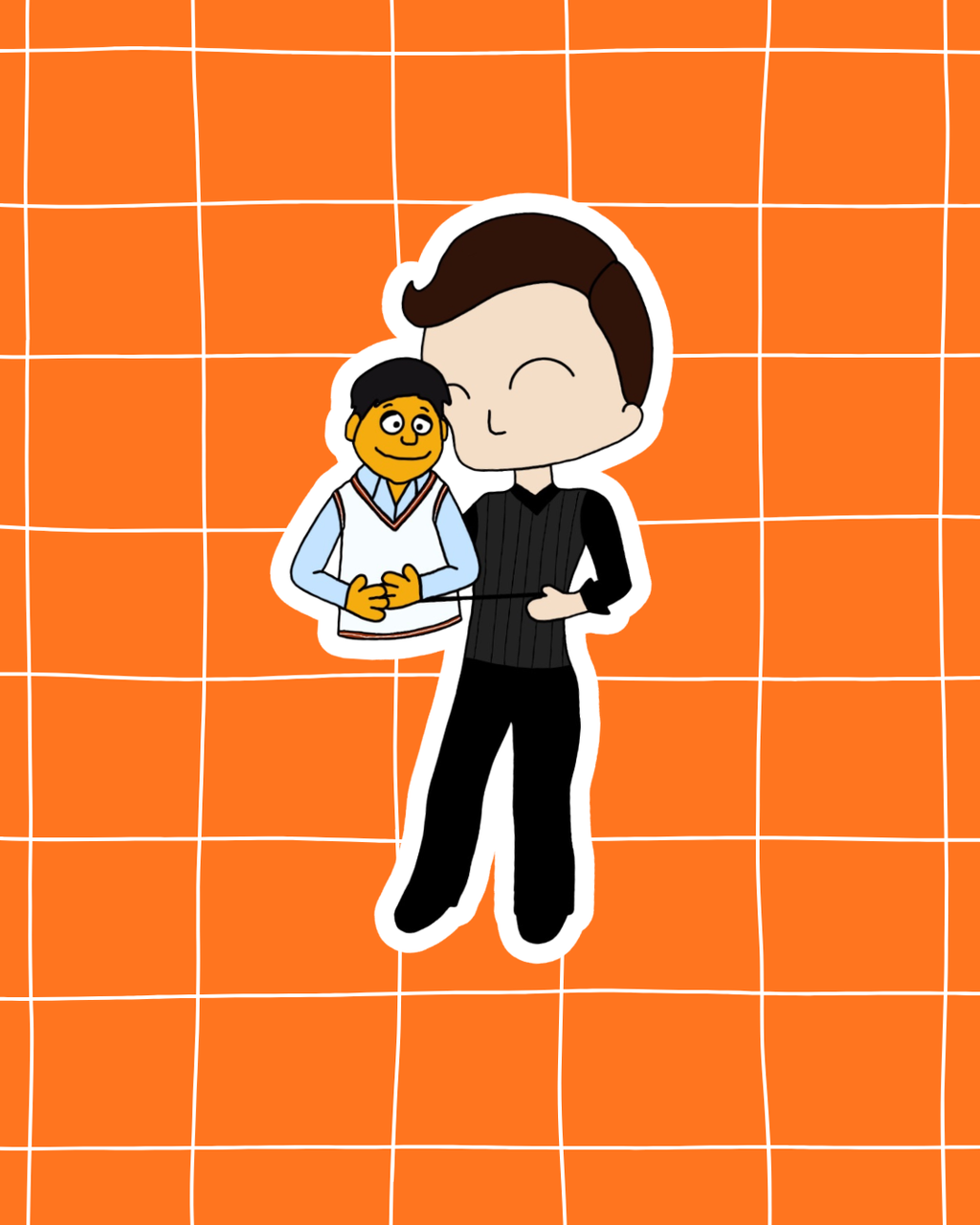 Avenue Q the Musical Inspired Vinyl Sticker –  Princeton | Perfect for Laptops, Water Bottles, Scrapbooks & More