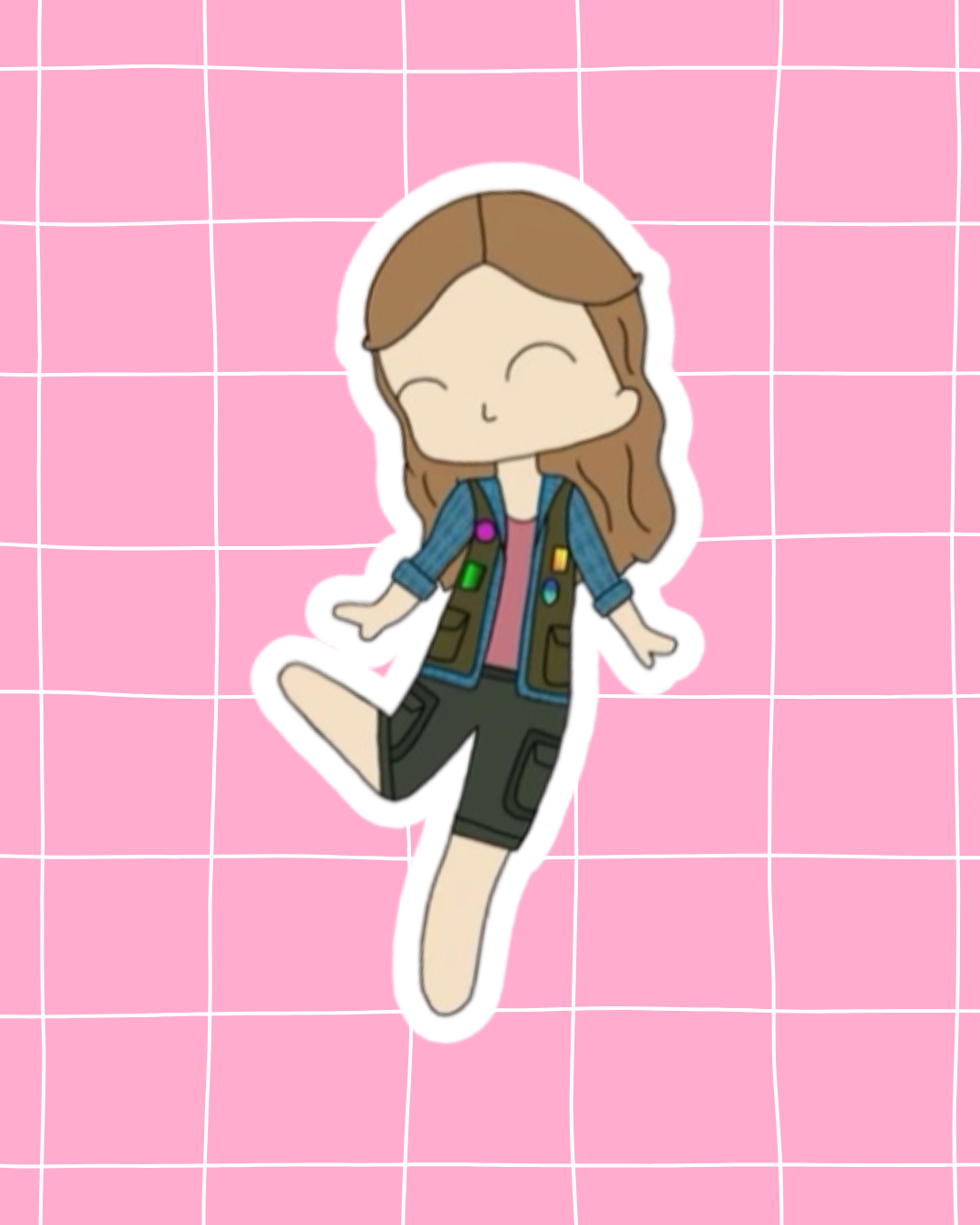 Mean Girls the Musical Inspired Vinyl Sticker – Cady | Perfect for Laptops, Water Bottles, Scrapbooks & More