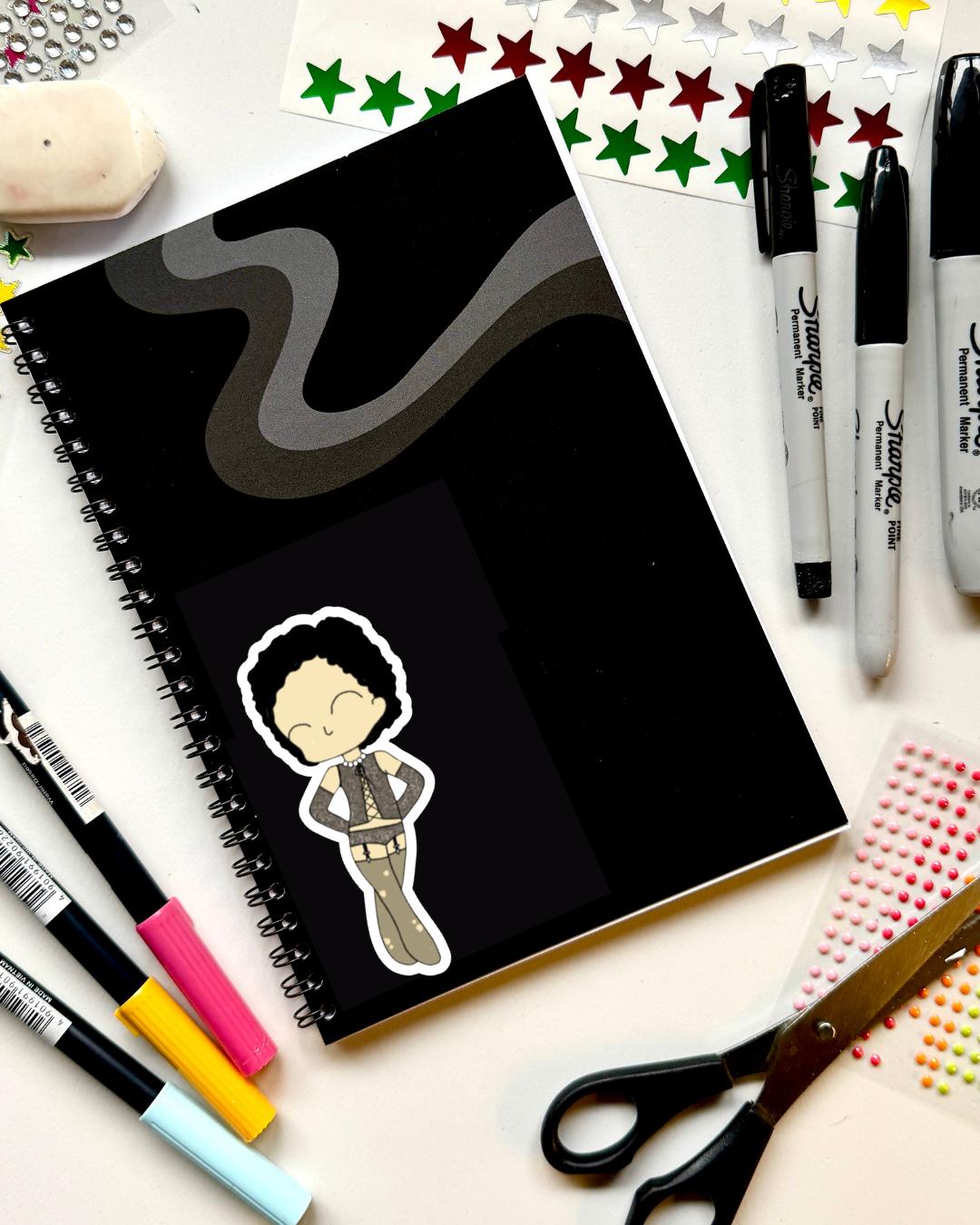 Rocky Horror Picture Show the Musical Inspired Vinyl Sticker | Frank-N-Furter – Perfect for Laptops, Water Bottles, Scrapbooks & More