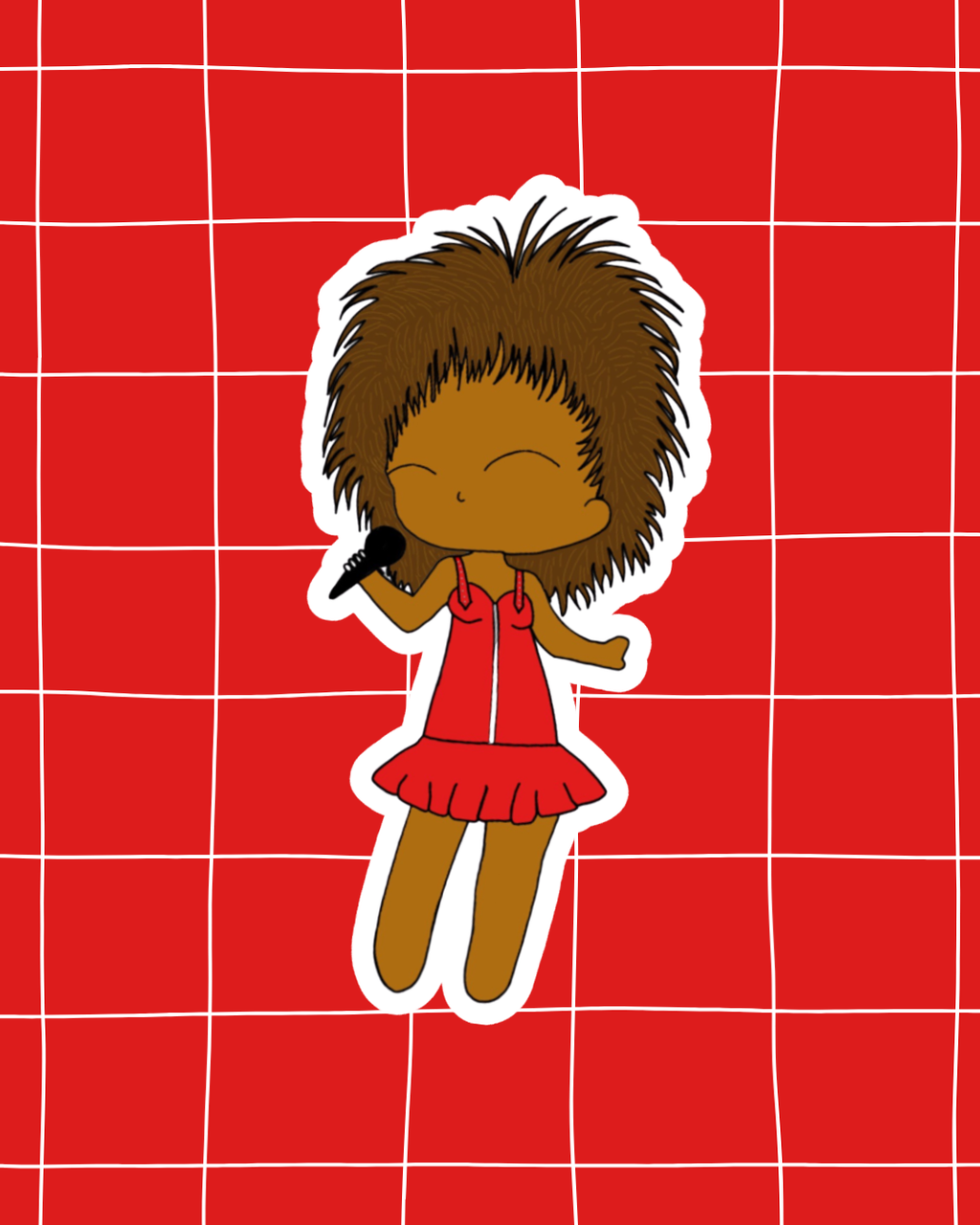 Tina the Musical Inspired Vinyl Sticker | Tina Turner – Perfect for Laptops, Water Bottles, Scrapbooks & More