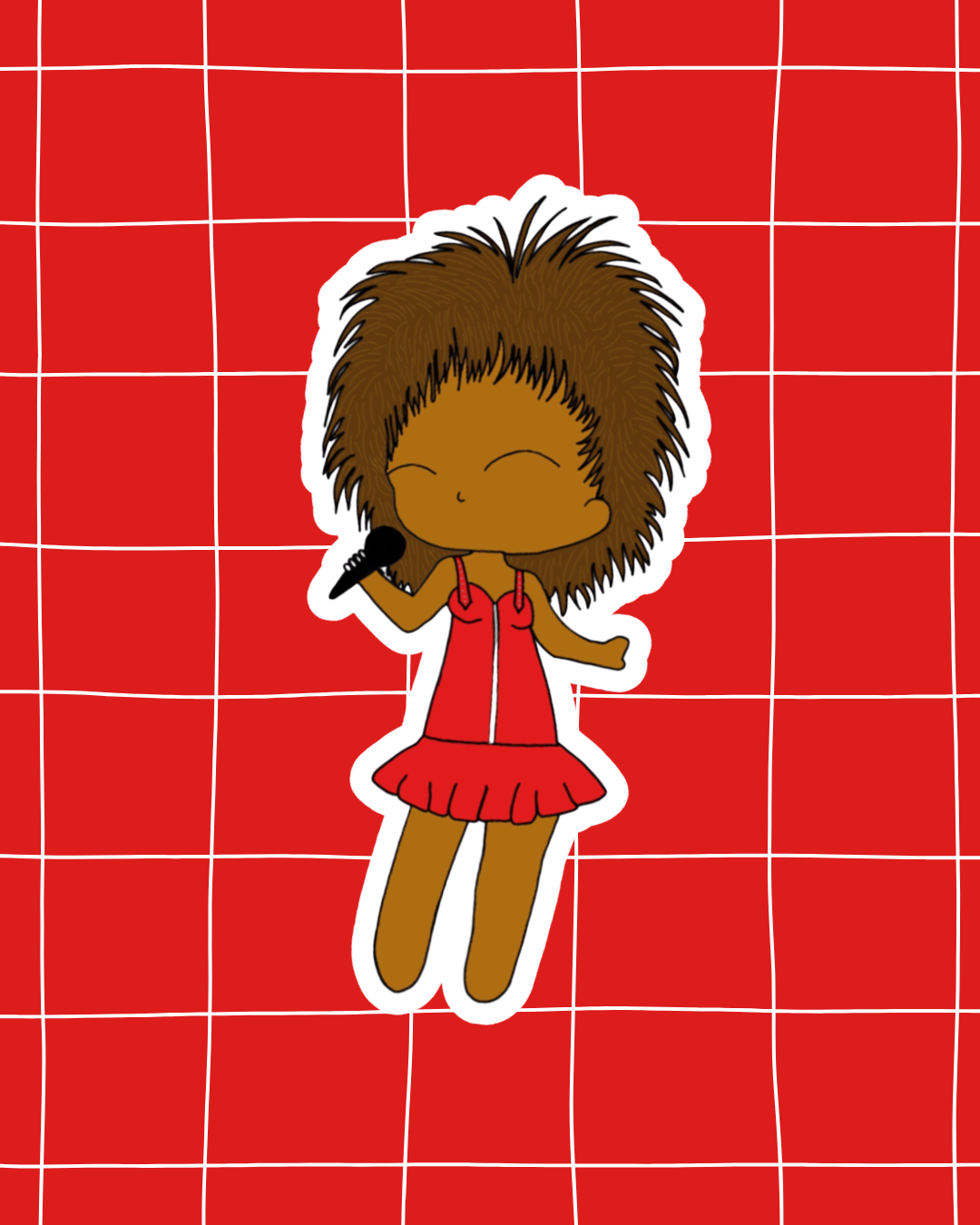 Tina the Musical Inspired Vinyl Sticker | Tina Turner – Perfect for Laptops, Water Bottles, Scrapbooks & More